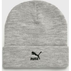 Puma - Czapka. Szare czapki męskie marki Puma, z dzianiny. W wyprzedaży za 59,90 zł.