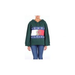 Bluzy Tommy Hilfiger RW0RW01169. Zielone bluzy damskie TOMMY HILFIGER, l, bez wzorów, bez rękawów, bez kaptura. Za 795,82 zł.