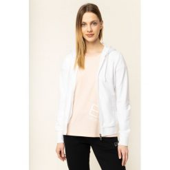 Bluza EA7 Emporio Armani 3HTM08 TJ31Z 1100. Białe bluzy damskie EA7 Emporio Armani, s, bez wzorów, z elastanu, bez rękawów, bez kaptura. W wyprzedaży za 299,00 zł.