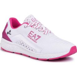 Sneakersy EA7 EMPORIO ARMANI - X8X053 XK044 M507 Opt White/Cabaret. Białe półbuty damskie EA7 Emporio Armani, z tworzywa sztucznego. W wyprzedaży za 589,00 zł.
