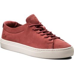 Sneakersy LACOSTE - L.12.12 Unlined 1183 Caw 7-35CAW0018262 Red/Off Wht. Czerwone półbuty damskie Lacoste, na co dzień, bez wzorów, ze skóry ekologicznej, bez obcasa, na płaskiej podeszwie, bez zapięcia. W wyprzedaży za 309,00 zł.