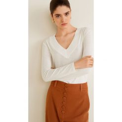 Mango - Top. Szare topy damskie marki Mango, s, z elastanu. Za 79,90 zł.