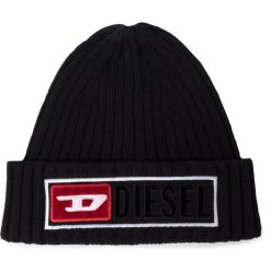 Czapka DIESEL - K-Coder-B Cap 00SJ4J 0DAOB 900A Black. Czarne czapki męskie Diesel, na zimę, bez wzorów, z bawełny. W wyprzedaży za 169,00 zł.