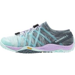 Merrell TRAIL GLOVE 4 KNIT Obuwie do biegania neutralne aqua. Niebieskie buty do biegania damskie marki Merrell, z materiału. Za 419,00 zł.