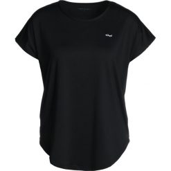 Topy sportowe damskie: Röhnisch LEO LOOSE FIT Tshirt z nadrukiem black