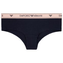 Bokserki Emporio Armani Underwear 163225 9A317 00135. Niebieskie bokserki damskie Emporio Armani Underwear, m, bez wzorów, z elastanu. W wyprzedaży za 99,00 zł.