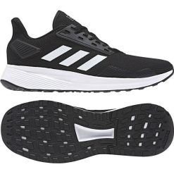 Adidas Buty męskie Duramo 9 Core Black Ftwr 44. Czarne buty sportowe męskie Adidas, bez zapięcia, do biegania. W wyprzedaży za 169,00 zł.