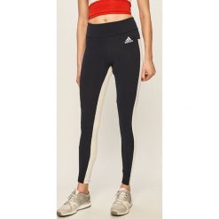 Adidas Performance - Legginsy. Niebieskie spodnie damskie adidas Performance, s, z elastanu. Za 169,90 zł.