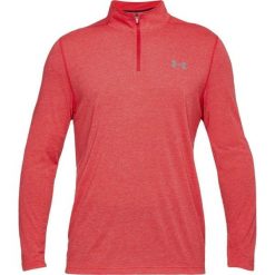 Bluzy męskie: Under Armour Bluza męska THREADBORNE FITTED 1/4 ZIP czerwona r. M (1290270-629)