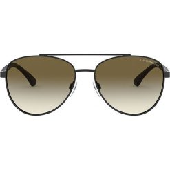 Emporio Armani - Okulary 0EA2079.30018E.58. Czarne okulary przeciwsłoneczne damskie Emporio Armani. W wyprzedaży za 449,90 zł.
