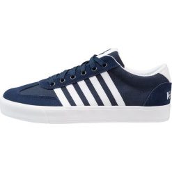 KSWISS ADDISON Tenisówki i Trampki dress blue/white. Niebieskie trampki męskie K-SWISS, ze skóry. Za 229,00 zł.