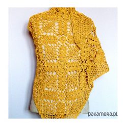 Apaszki damskie: Musztardowa