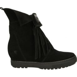 Botki - 1133 CAM NERO. Czarne botki damskie zamszowe marki Venezia. Za 279,00 zł.
