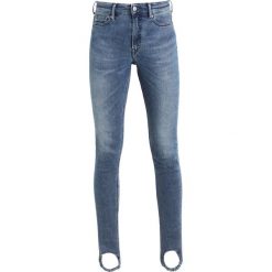 Kings Of Indigo JUNO HIGH STIRRUP Jeansy Slim Fit blue denim. Niebieskie rurki damskie marki Kings Of Indigo. W wyprzedaży za 382,85 zł.