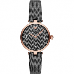 Zegarek Emporio Armani Arianna AR11237. Czarne zegarki damskie Emporio Armani. W wyprzedaży za 599,00 zł.