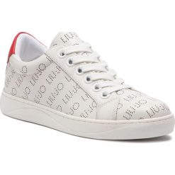 Sneakersy LIU JO - Tyra 04 B19029 P0102 White 01111. Szare półbuty damskie marki Liu Jo, na co dzień, bez wzorów, ze skóry, bez obcasa, na płaskiej podeszwie, bez zapięcia. Za 649,00 zł.