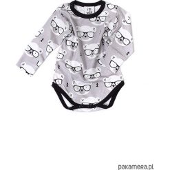 Body niemowlęce: Body długi rękaw Grey Bear