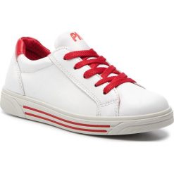 Sneakersy PRIMIGI - 3383422 S Bianc. Białe półbuty dziewczęce Primigi, na sznurówki. W wyprzedaży za 179,00 zł.