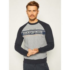 Bluza Napapijri Brilo C NP0A4ENE. Szare bluzy męskie Napapijri, m, bez wzorów, bez kołnierzyka, bez rękawów, bez kaptura. Za 389,00 zł.