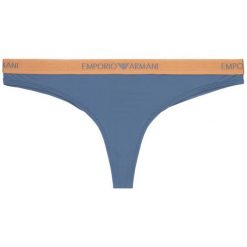 Figi brazylijskie Emporio Armani Underwear 162948 9A235 07234. Niebieskie figi damskie Emporio Armani Underwear, l, bez wzorów. W wyprzedaży za 89,00 zł.