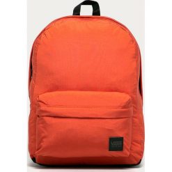 Vans - Plecak. Pomarańczowe plecaki damskie Vans, bez wzorów, z poliesteru. Za 219,90 zł.