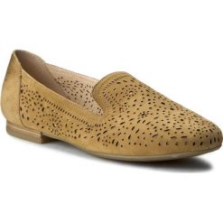 Lordsy CAPRICE - 9-24501-28 Saffron Suede 623. Szare lordsy damskie marki Caprice, z gumy. W wyprzedaży za 189,00 zł.