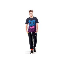 Crystal Skull T-shirt (Violet). Niebieskie t-shirty męskie OKUAKU, s, z nadrukiem, z bawełny, bez kołnierzyka. Za 149,00 zł.