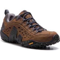 Trekkingi MERRELL - Intercept J598633 Dark Earth. Pomarańczowe trapery męskie Merrell, ze skóry, bez zapięcia. W wyprzedaży za 329,00 zł.