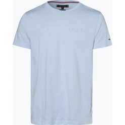 Tommy Hilfiger - T-shirt męski, niebieski. Niebieskie t-shirty męskie TOMMY HILFIGER, xl, z aplikacjami, bez kołnierzyka. Za 229,95 zł.