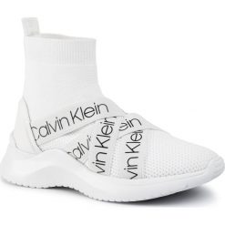 Sneakersy CALVIN KLEIN - Umney B4E4633 White. Białe półbuty damskie Calvin Klein, ze skóry ekologicznej. Za 799,00 zł.