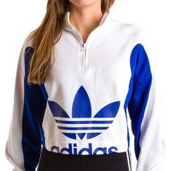 ADIDAS SWEATSHIRT > FL4122. Bluzy damskie Adidas, z aplikacjami, z bawełny, bez rękawów, bez kaptura. Za 229,99 zł.