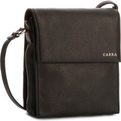 Torebka CARRA - EC547/14 Nero. Czarne listonoszki damskie marki Carra, ze skóry, zdobione. W wyprzedaży za 289,00 zł.