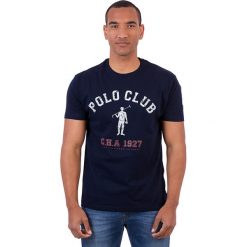 T-shirty męskie z nadrukiem: Koszulka w kolorze granatowym