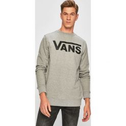 Vans - Bluza. Szare bluzy męskie Vans, s, bez wzorów, z bawełny, z okrągłym kołnierzem, bez rękawów, bez kaptura. W wyprzedaży za 199,90 zł.