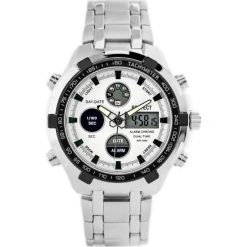 Zegarek Perfect ZEGAREK MĘSKI PERFECT CARRERA (zp121b) - white uniwersalny. Białe zegarki męskie Perfect. Za 89,00 zł.