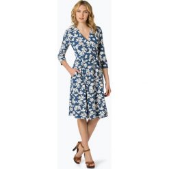 Weekend MaxMara - Sukienka damska – Ursola, niebieski. Niebieskie sukienki marki WEEKEND MaxMara, l, w kwiaty, z jersey, z kopertowym dekoltem, kopertowe. Za 799,95 zł.