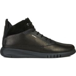 Geox - Buty. Czarne sneakersy męskie Geox, na sznurówki. W wyprzedaży za 529,90 zł.