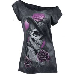 Alchemy England Dead Droog Koszulka damska czarny. Czarne bluzki damskie marki Alchemy England, xl, z nadrukiem, vintage, z dekoltem w łódkę, z długim rękawem. Za 121,90 zł.