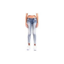 Jeansy straight leg Fracomina FR19SPJBEYONCE2. Niebieskie jeansy damskie Fracomina. Za 342,91 zł.