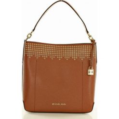 Luksusowa torebka bucket michael kors lugg/ballet. Kuferki damskie Michael Kors, w paski, ze skóry, bez dodatków. Za 999,00 zł.