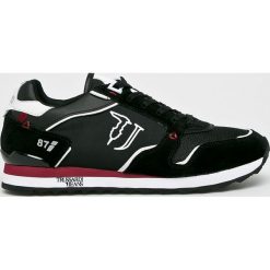 Trussardi Jeans - Buty Runner Nylon New. Czarne buty sportowe męskie Trussardi Jeans, z jeansu, na sznurówki. Za 549,90 zł.