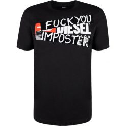 Diesel T-shirt "Hc-T-Just". T-shirty męskie Diesel, z napisami, z bawełny, z okrągłym kołnierzem, krótkie. Za 229,00 zł.