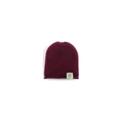 Bordo Beanie Avantura. Zielone czapki damskie marki Avantura, z aplikacjami. Za 59,00 zł.