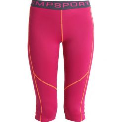 Spodnie dresowe damskie: CMP WOMAN TRAIL Rybaczki sportowe borgogna/asphalt
