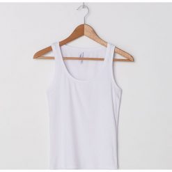 Top basic - Biały. Białe topy damskie House, s, bez wzorów, bez kołnierzyka. Za 19,99 zł.