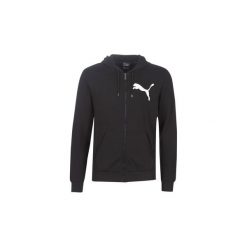 Bluzy dresowe Puma FD OVRSIZ LOGO FZ HDY.BK. Czarne bluzy męskie Puma, s, bez wzorów, z dresówki, bez kołnierzyka, bez rękawów, bez kaptura. Za 167,30 zł.