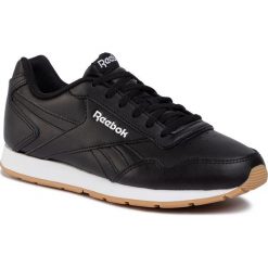 Buty Reebok - Glide DV6725 Black. Czarne półbuty damskie Reebok, na co dzień, bez wzorów, ze skóry ekologicznej, bez obcasa, na płaskiej podeszwie, bez zapięcia. Za 249,99 zł.