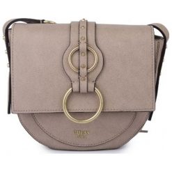 Guess Torebka Crossbody hwvb45 71210 Beżowa. Brązowe torebki klasyczne damskie Guess, z aplikacjami, bez dodatków. W wyprzedaży za 379,00 zł.