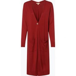Esprit Casual - Kardigan damski z dodatkiem lnu, czerwony. Czerwone swetry damskie Esprit Casual, s, bez wzorów. Za 149,95 zł.
