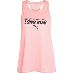 Puma SLOGAN TANK Koszulka sportowa soft fluo peach. Czerwone t-shirty damskie marki Puma, xl, z materiału. Za 129,00 zł.